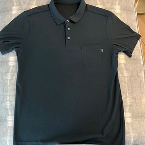 Vuori Mens Large Polo Grey